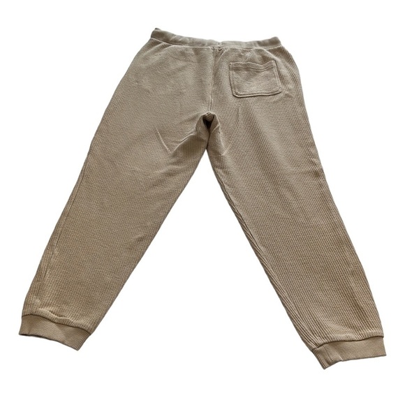 Aerie Love Corded Ribbed Tan Athletic Joggers - Size Large - Picture 3 of 9